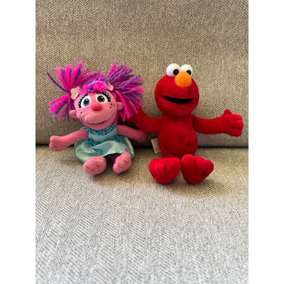 Sesame Street Elmo and Abby Cadabby‎ Muppet Character Mini Stuffed Animal Plush - Picture 1 of 7